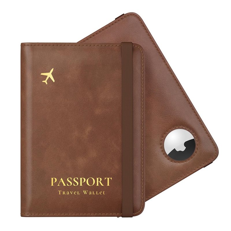 Passport Wallet Rfid - ABRT-Porta pasaportes con bloqueo RFID para