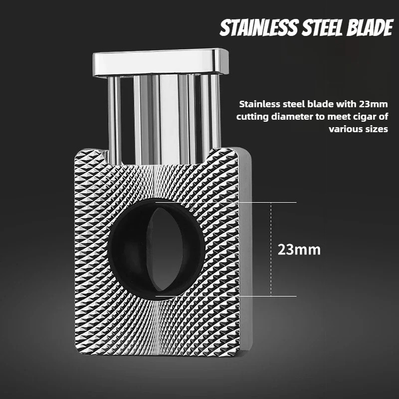 Cigar Cutter Set - Tijeras para puros de acero inoxidable
