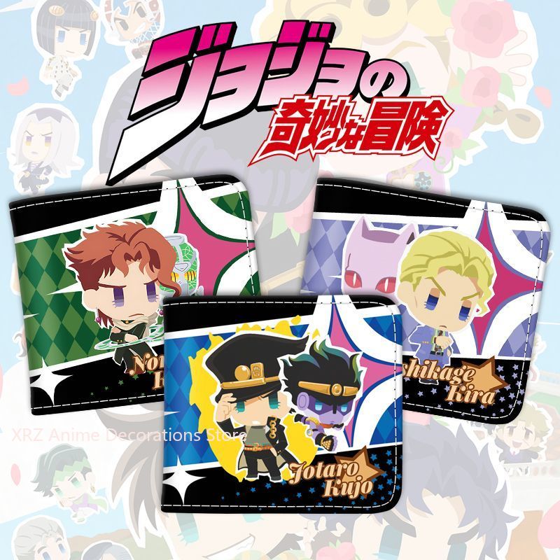 Men'S Accessories Anime - JoJo's Bizarre Adventure Kujo Jotaro, billetera