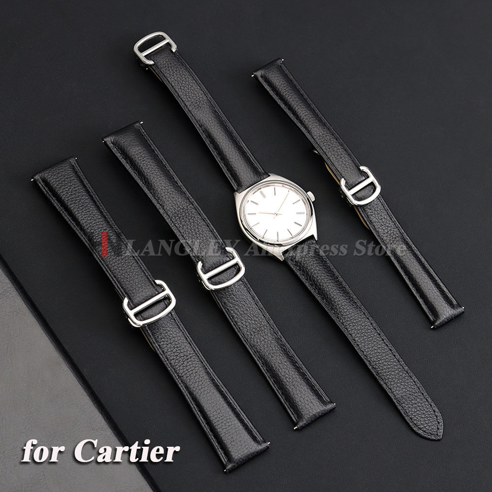 Men'S Accessories London - Correa de reloj de cuero genuino