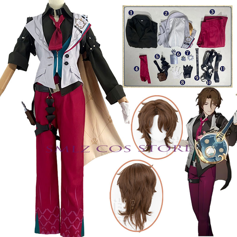 Men'S Accessories Anime - Gallagher-Disfraz de Honkai Star Rail para