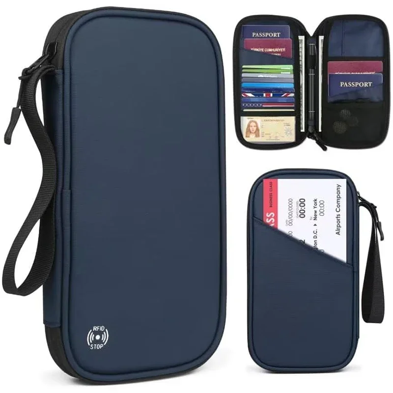 Passport Wallet Rfid - Funda ligera para pasaporte de viaje