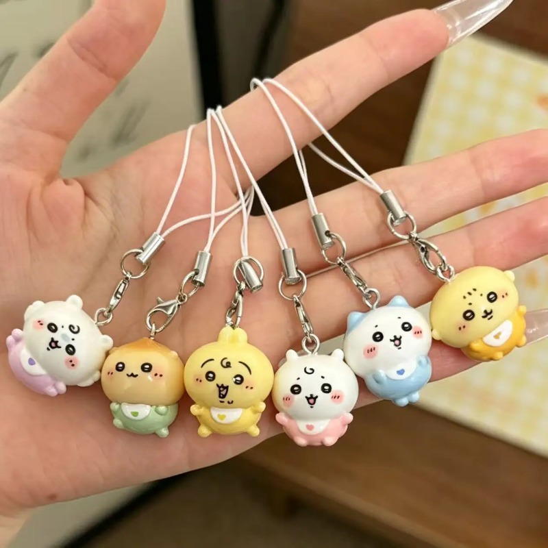 Men Keychain Accessories - Colgante de Resina Kawaii Pequeño, Lindo