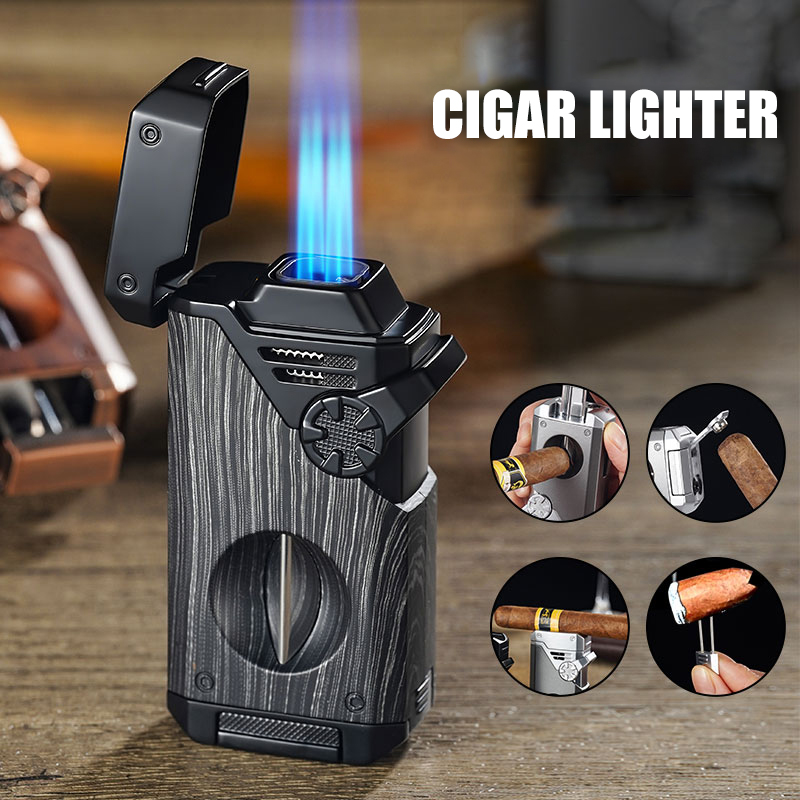 Cigar Cutter Set - Encendedor de Cigarros Multifunción, Set de
