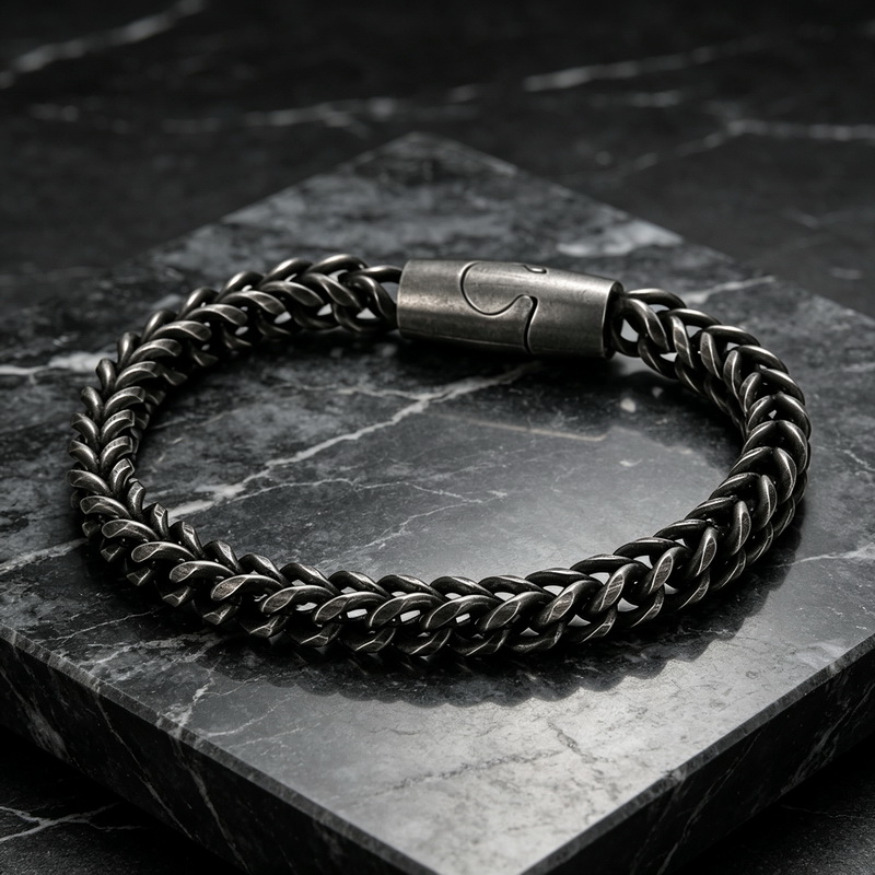 Men Accessories Bd - Nueva Pulsera Retro de Acero Inoxidable