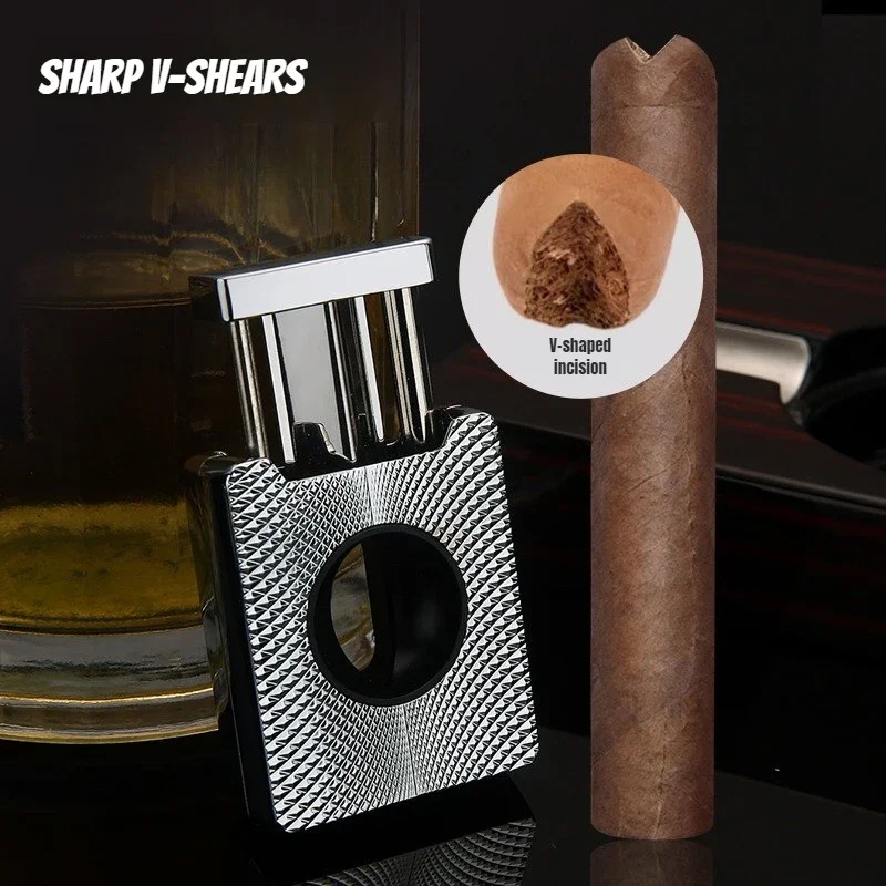Tijeras para puros de acero in - Cigar Cutter Set reseña y precio