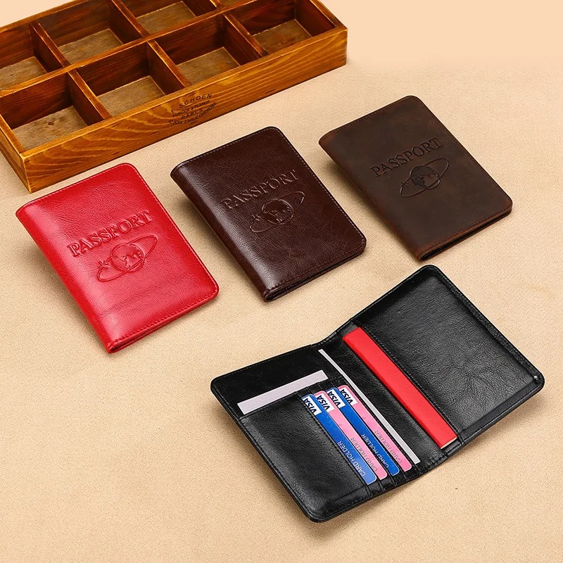 Funda de pasaporte de cuero ge - Passport Wallet Rfid reseña y precio
