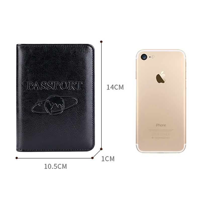 Funda de pasaporte de cuero ge - Passport Wallet Rfid reseña y precio