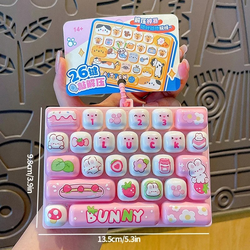 Clicker de teclado antiestrés  - Men Keychain Accessories reseña y precio