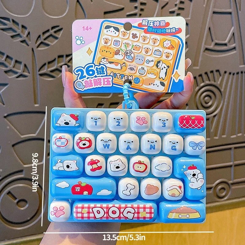 Clicker de teclado antiestrés  - Men Keychain Accessories reseña y precio