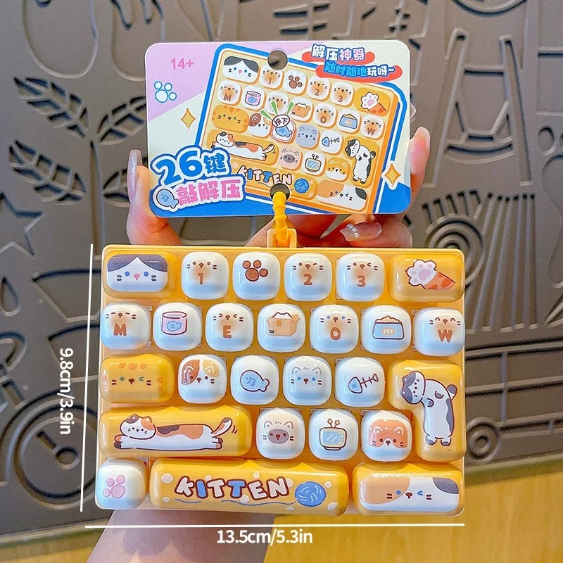 Clicker de teclado antiestrés  - Men Keychain Accessories reseña y precio