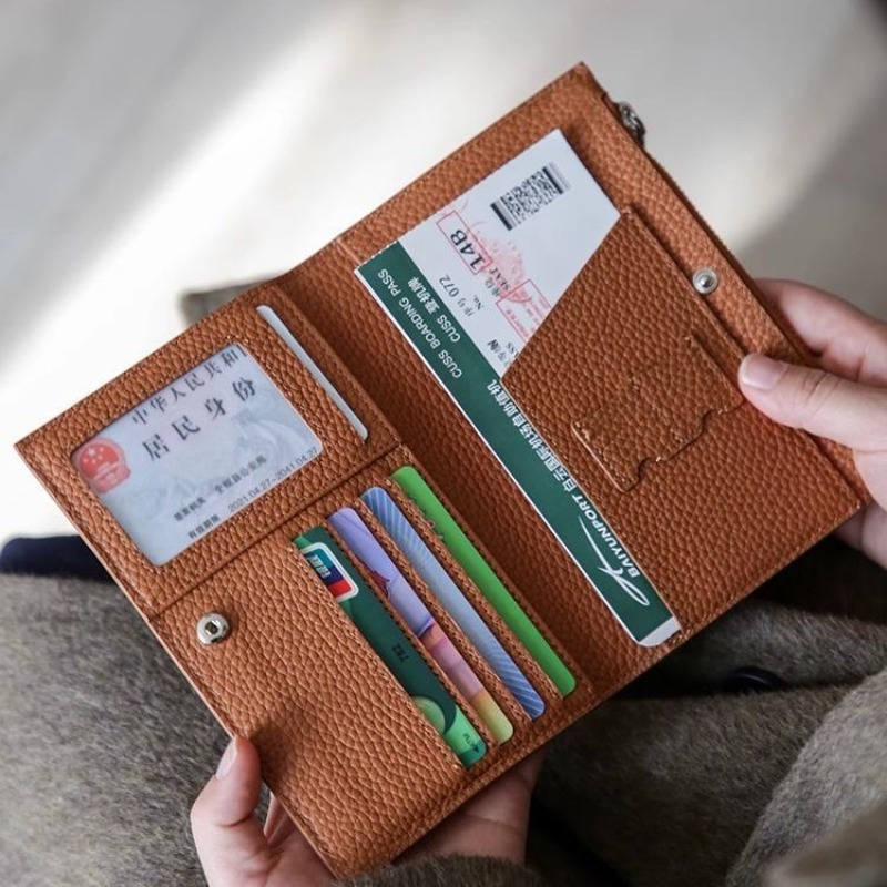 Funda de cuero para pasaporte, - Passport Wallet Rfid reseña y precio