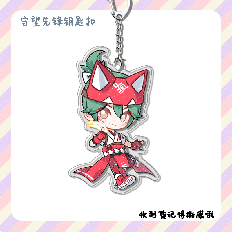 4 Uds juego de Anime Overwatch - Men Keychain Accessories reseña y precio