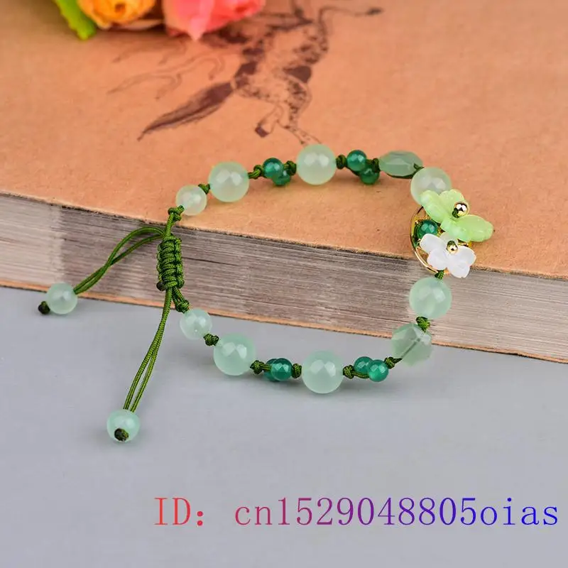 Pulsera de flor de Jade verde  - Bead Bracelet Men reseña y precio