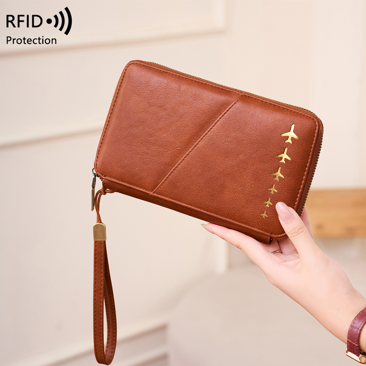 Cartera de Pasaporte con Diseñ - Passport Wallet Rfid reseña y precio