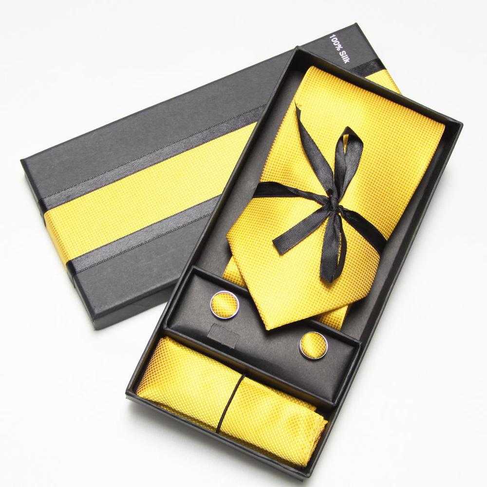 Set de Corbata Sólida, Gemelos - Neck Tie Set Box reseña y precio