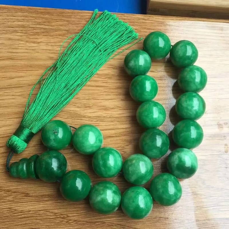Pulsera de Jade verde Natural  - Bead Bracelet Men reseña y precio