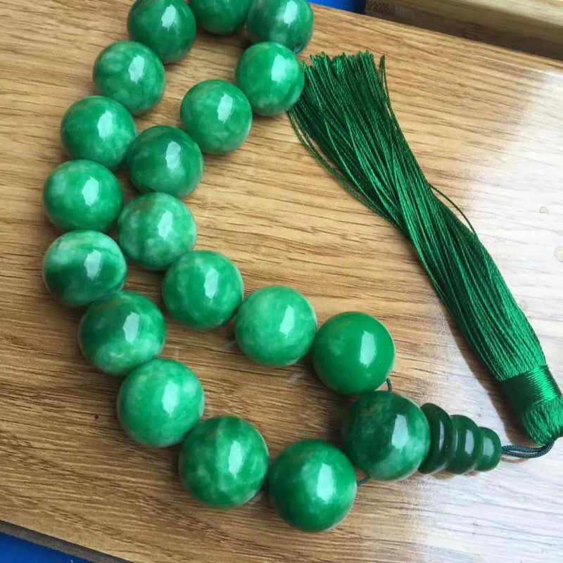 Pulsera de Jade verde Natural  - Bead Bracelet Men reseña y precio