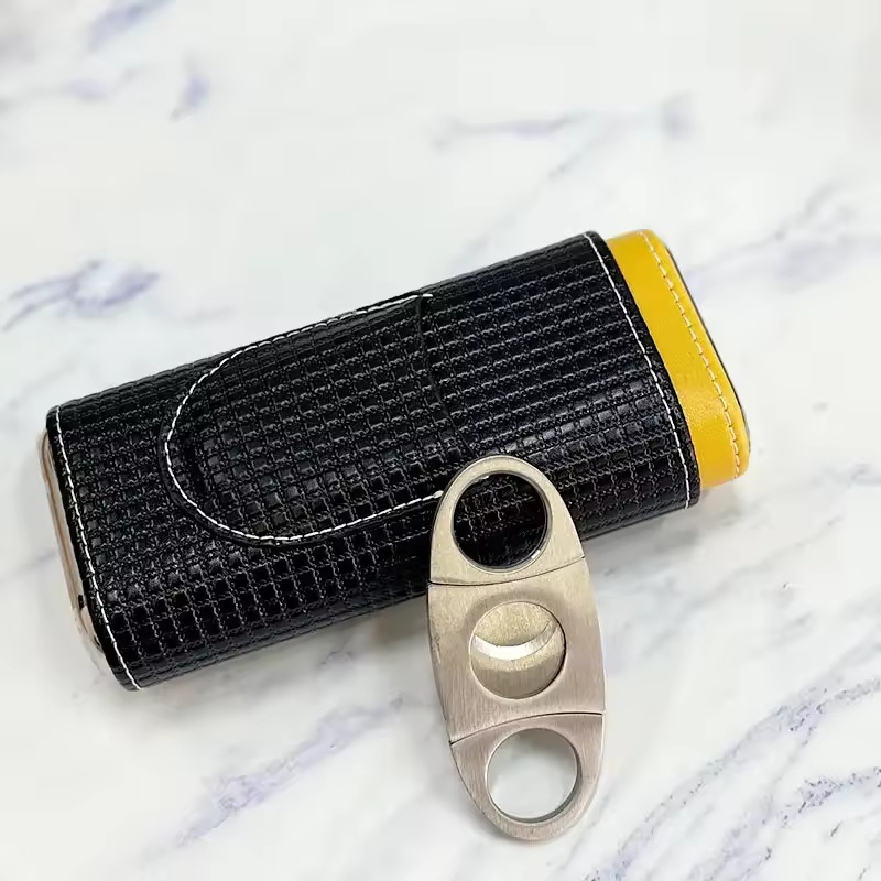 Estuche Humidor Portátil de Cu - Cigar Cutter Set reseña y precio