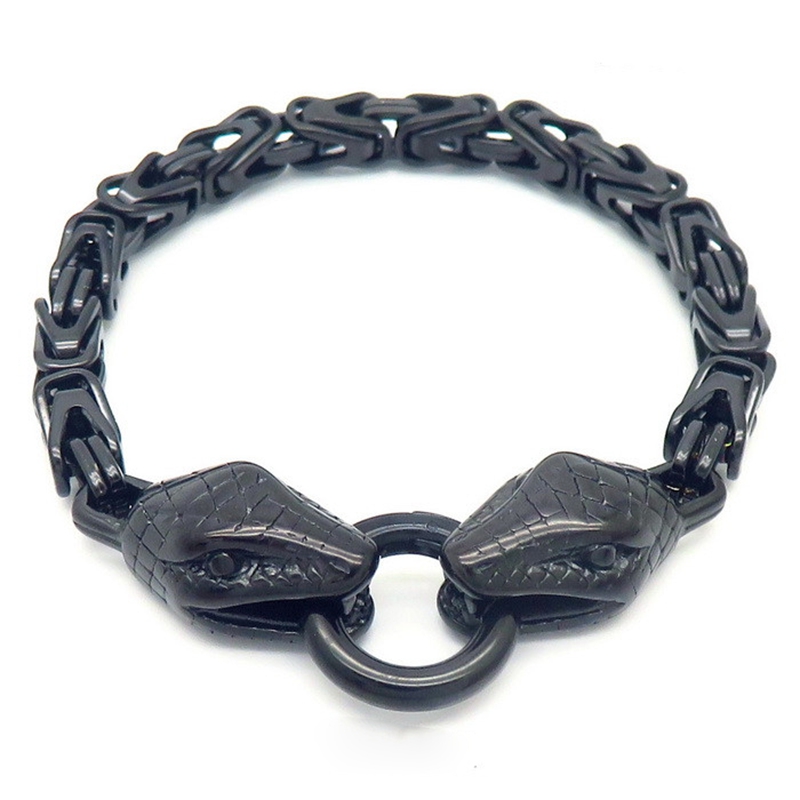 Pulsera de Serpiente de Acero  - Men Accessories Bd reseña y precio