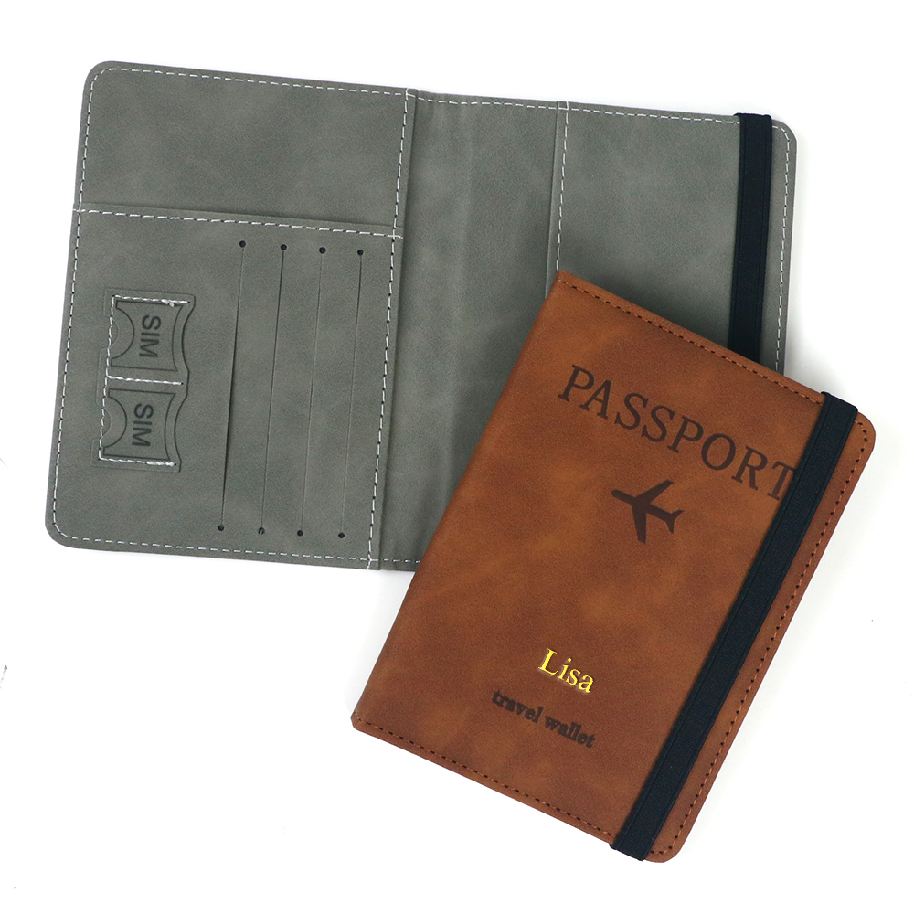 Tarjetero de Cuero PU Personal - Passport Wallet Rfid reseña y precio