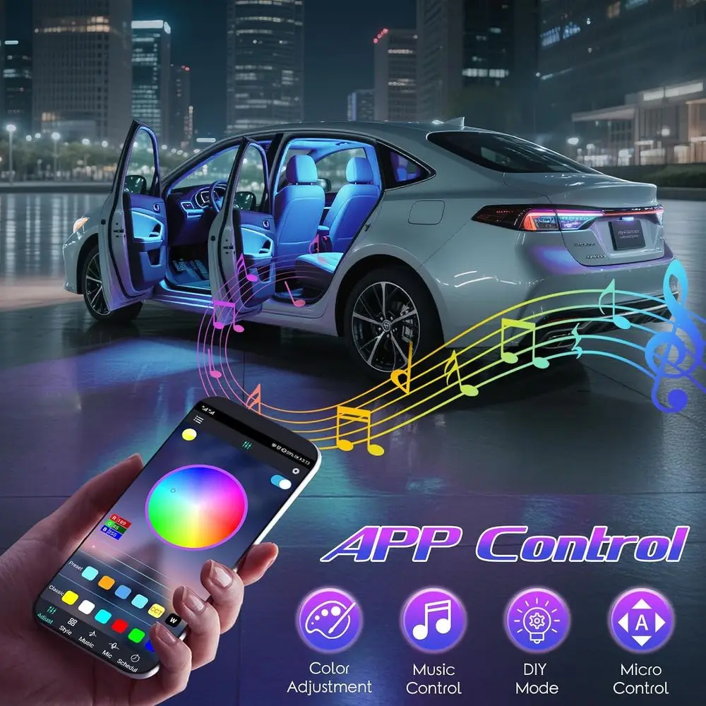Luces LED o Accesorios Interio - Men Accessories App reseña y precio