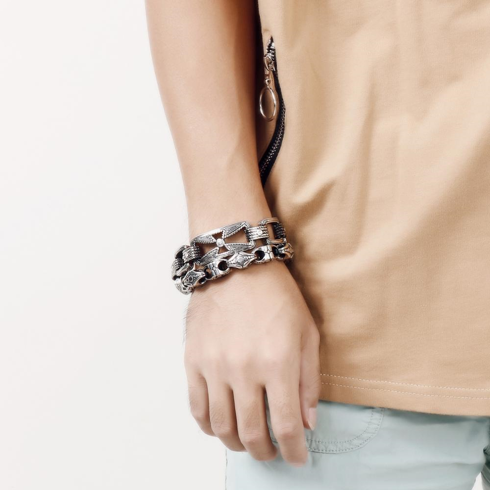 KALEN-pulsera cruzada Punk de  - Men Accessories Bd reseña y precio