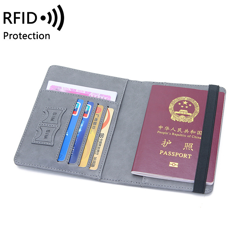 Porta pasaporte unisex de cuer - Passport Wallet Rfid reseña y precio