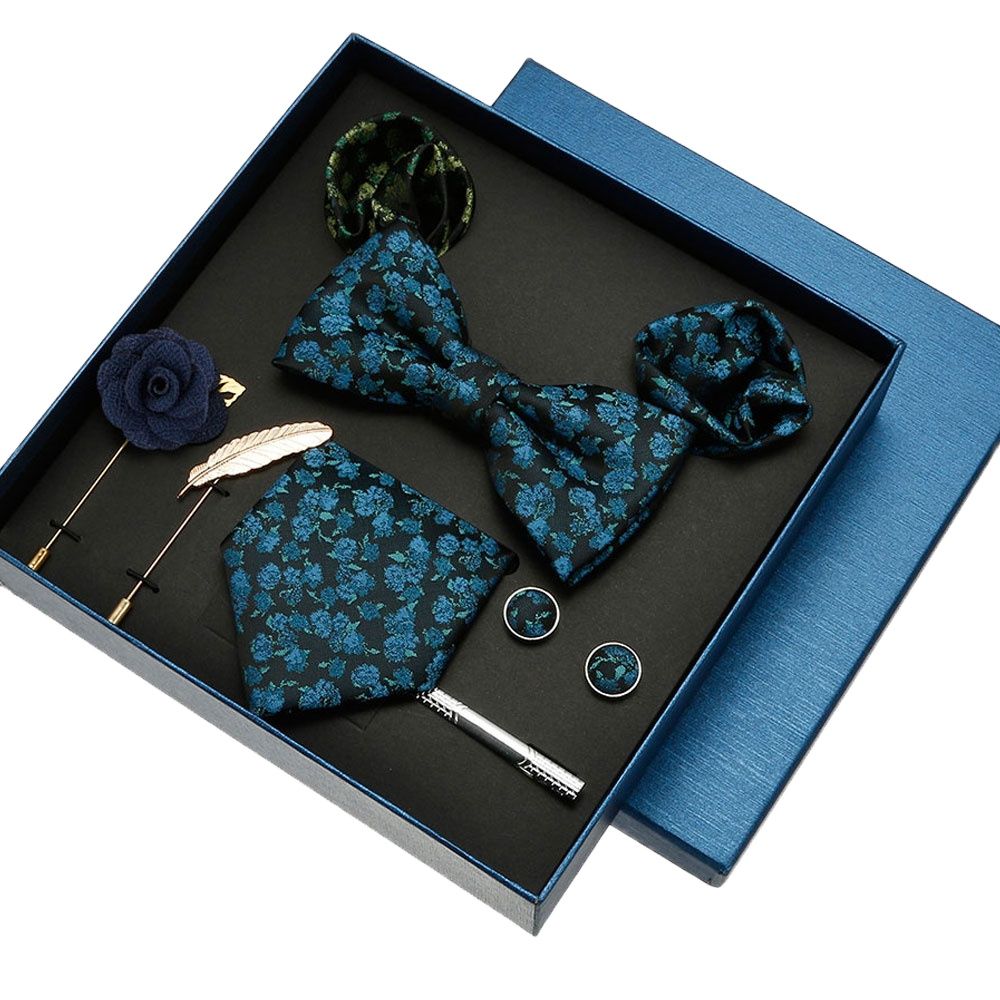 Conjunto de pañuelos de seda d - Neck Tie Set Box reseña y precio