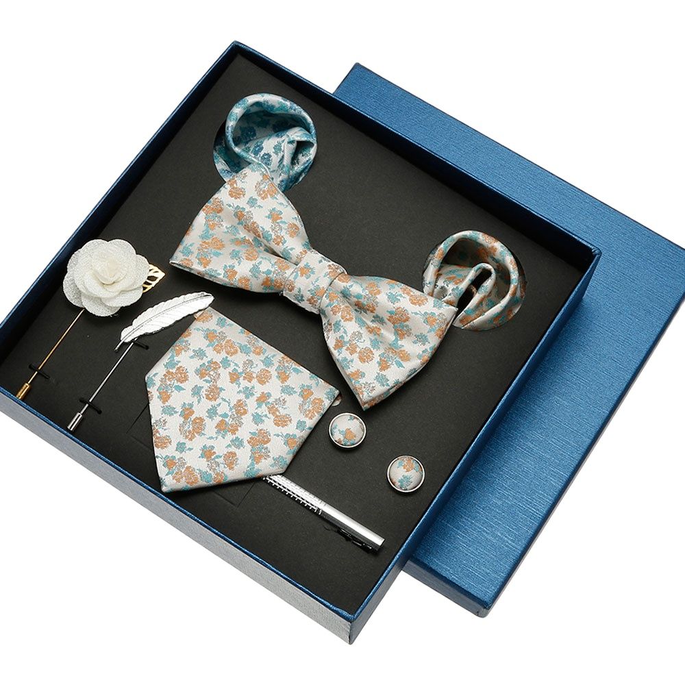Conjunto de pañuelos de seda d - Neck Tie Set Box reseña y precio