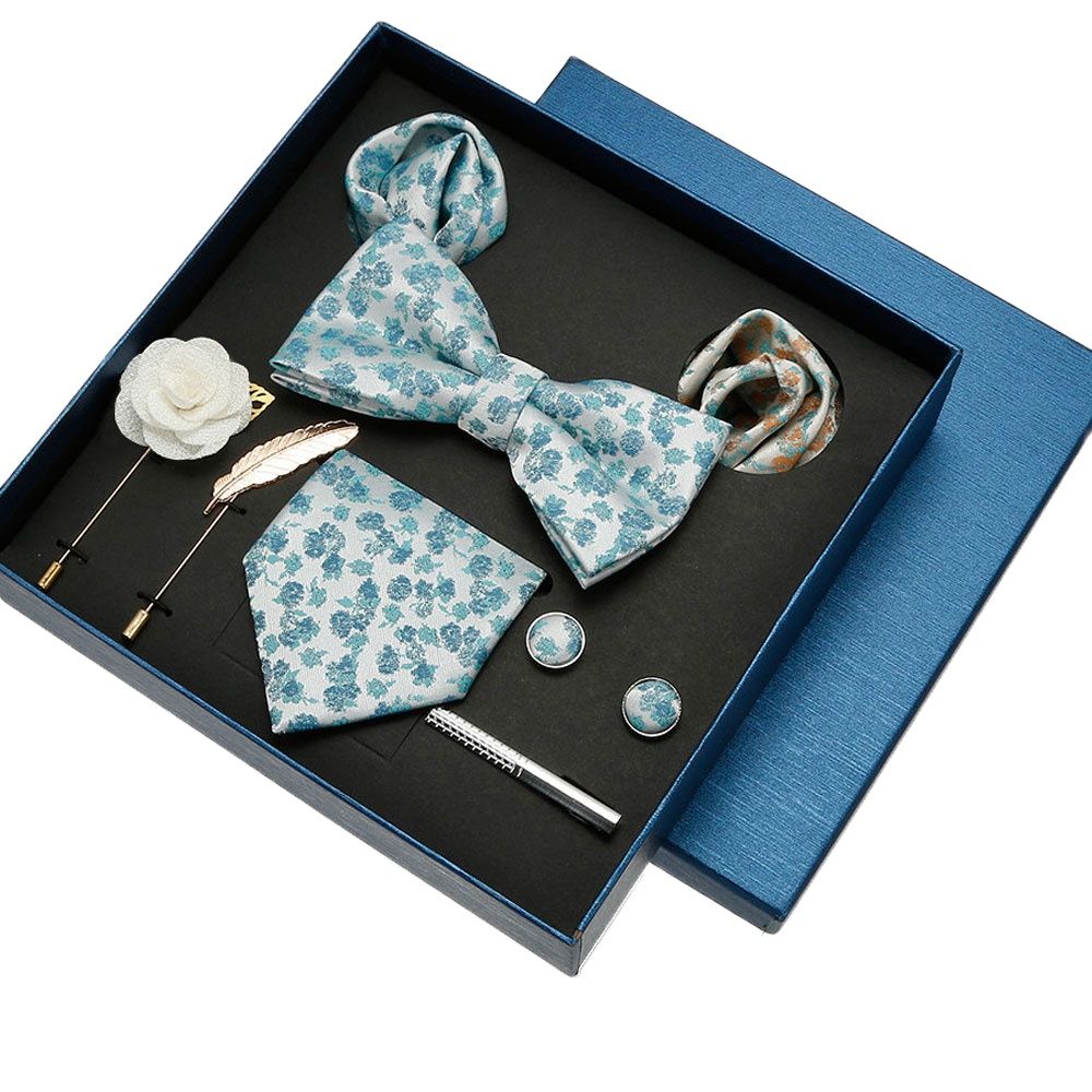 Conjunto de pañuelos de seda d - Neck Tie Set Box reseña y precio
