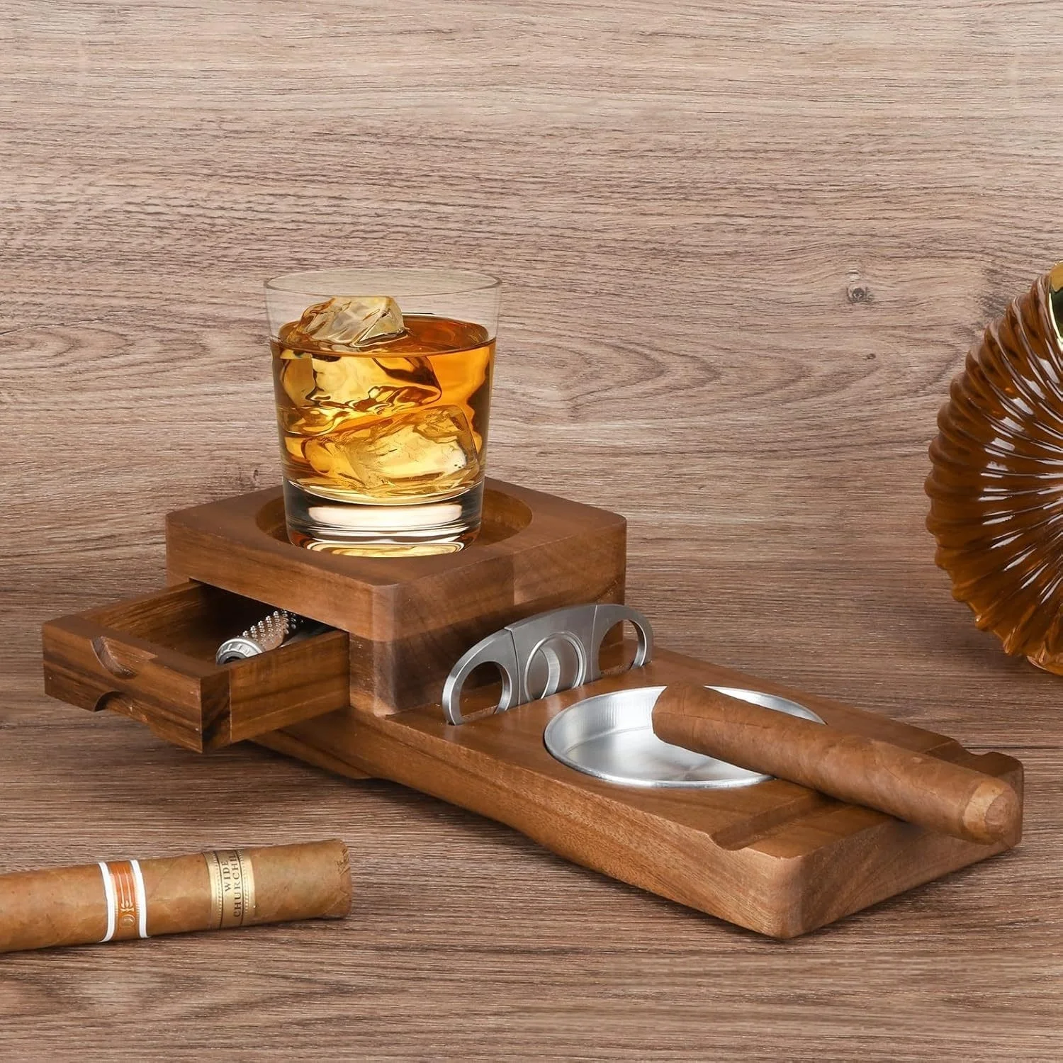 Caja de accesorios para cigarr - Cigar Cutter Set reseña y precio