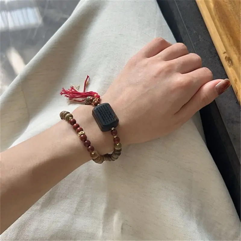 Pulsera de Dos Círculos con Cu - Bead Bracelet Men reseña y precio