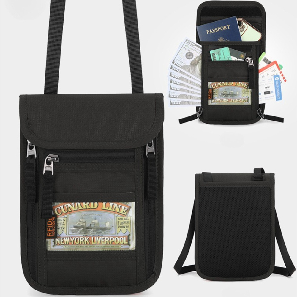 Bolsa para Pasaporte de Viaje  - Passport Wallet Rfid reseña y precio