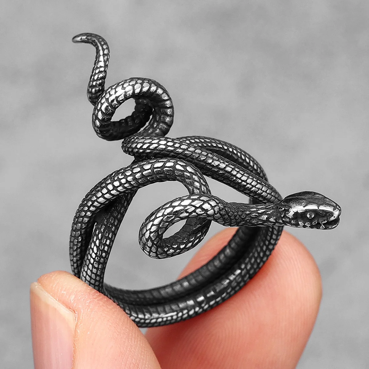 Anillo de serpiente venenosa,  - Men'S Accessories Best reseña y precio