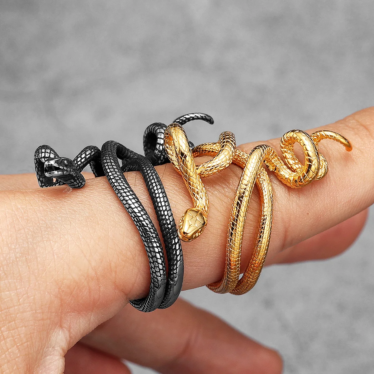Anillo de serpiente venenosa,  - Men'S Accessories Best reseña y precio