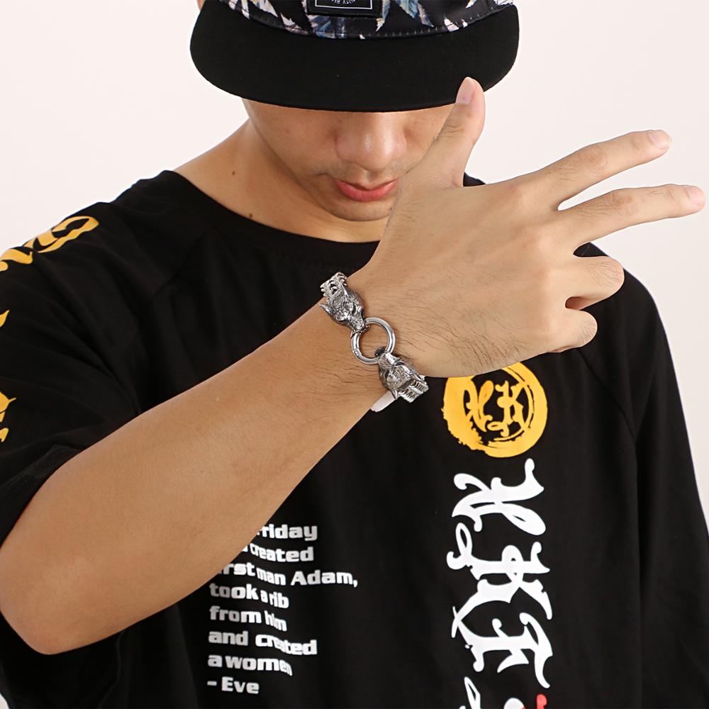Pulsera KALEN con Dije de Lobo - Men Accessories Bd reseña y precio