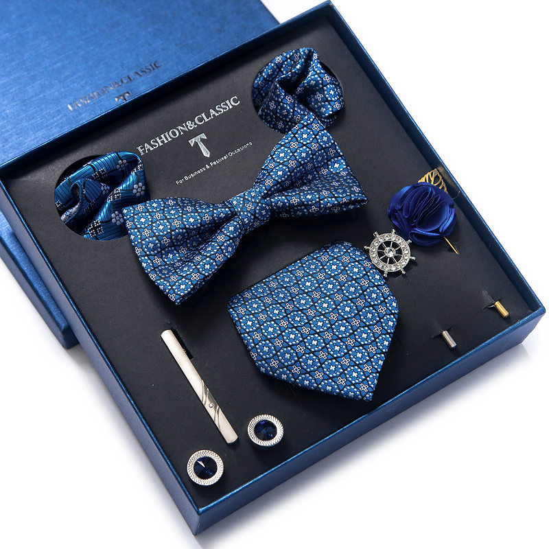 Conjunto de gemelos de bolsill - Neck Tie Set Box reseña y precio