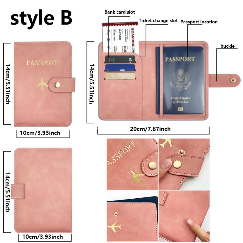 Funda de cuero para pasaporte, - Passport Wallet Rfid reseña y precio