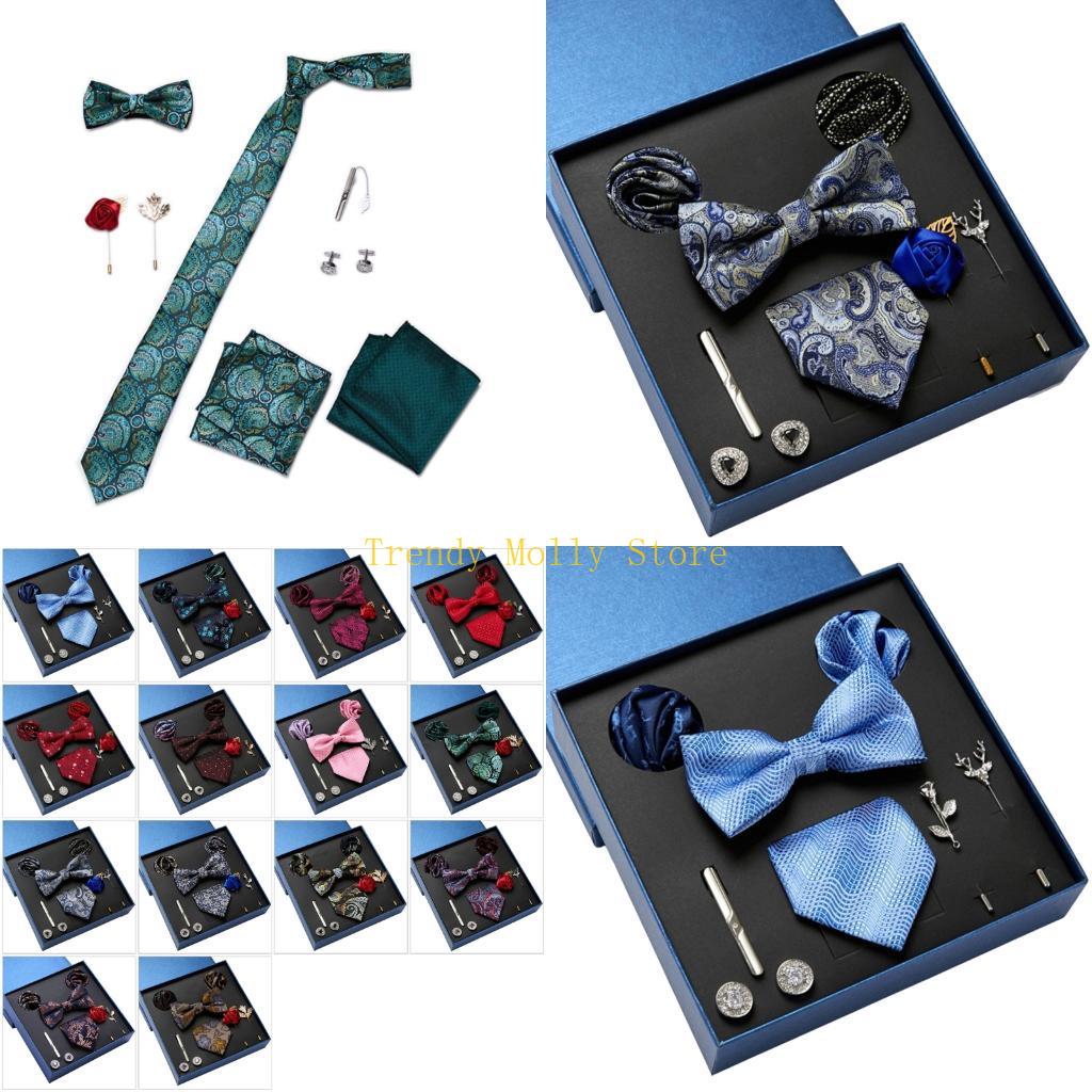 N5KB 9 Uds. Conjunto corbata a - Neck Tie Set Box reseña y precio