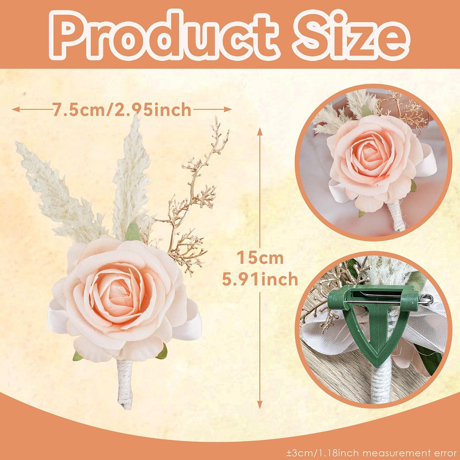 Elegante Boutonniere de Rosas, - Men'S Accessories Best reseña y precio