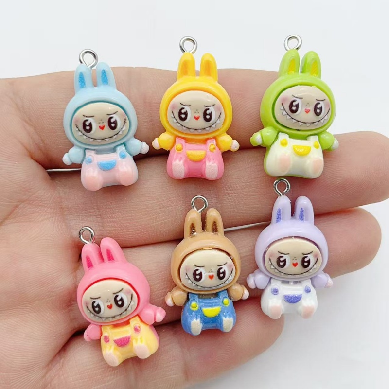 10 piezas de dijes de resina K - Men Keychain Accessories reseña y precio