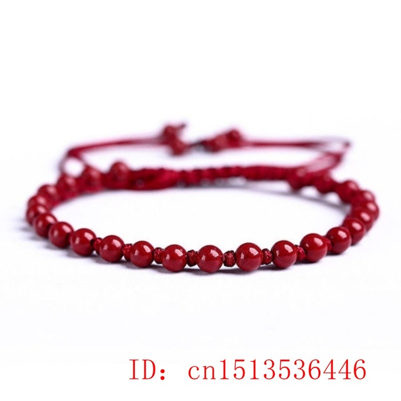 Cinabrio rojo Natural personal - Bead Bracelet Men reseña y precio