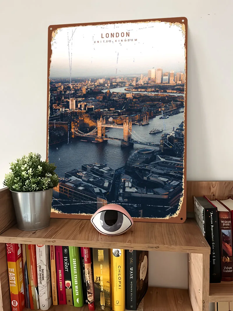 Letrero Metálico de Londres, P - Men'S Accessories London reseña y precio