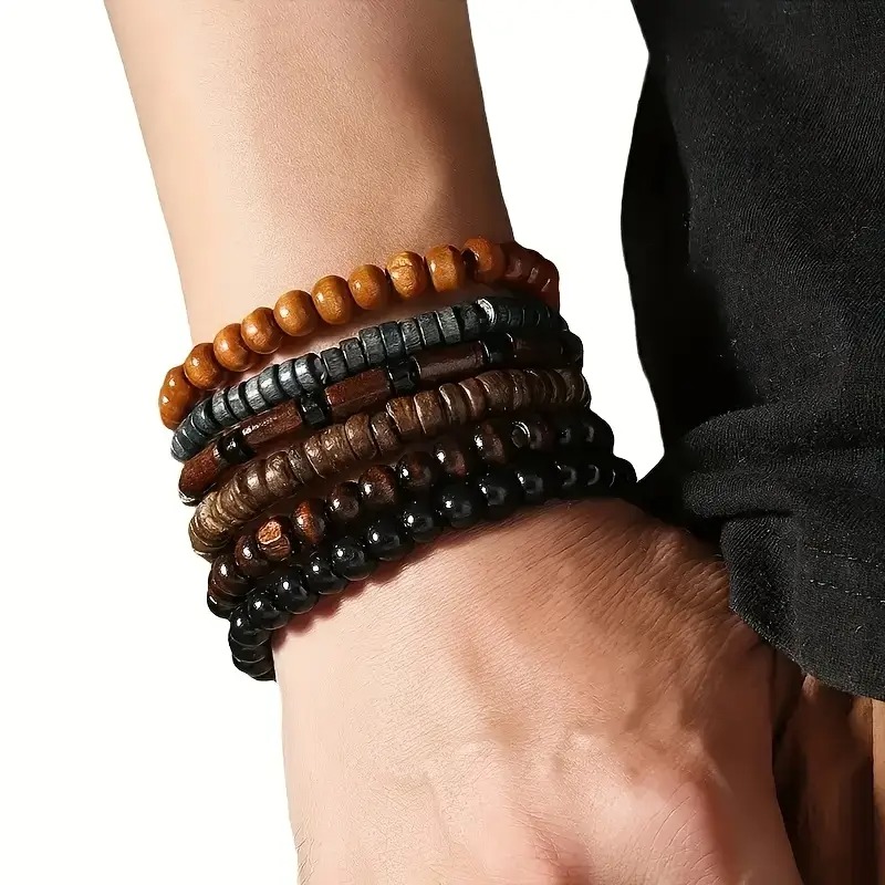 Juego de pulseras con cuentas  - Bead Bracelet Men reseña y precio