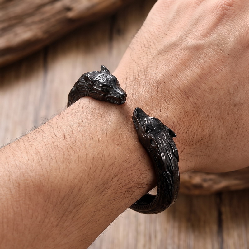 Pulsera con doble cabeza de lo - Men Accessories Bd reseña y precio