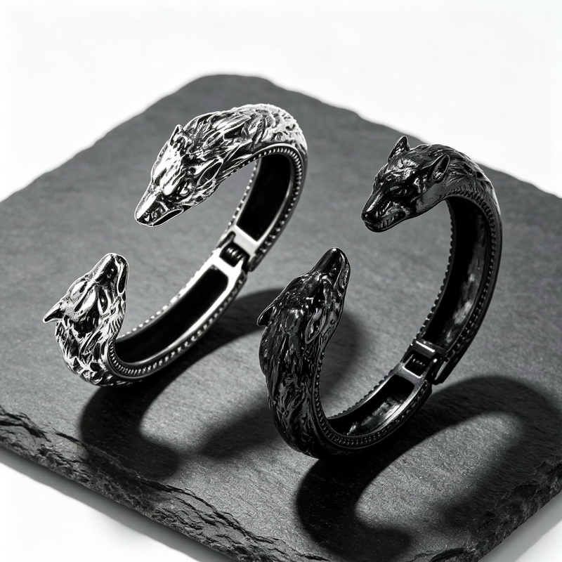Pulsera con doble cabeza de lo - Men Accessories Bd reseña y precio