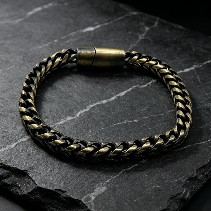 Nueva Pulsera Retro de Acero I - Men Accessories Bd reseña y precio