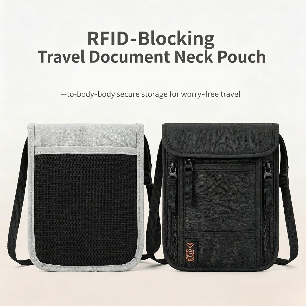 Cartera de Viaje para el Cuell - Passport Wallet Rfid reseña y precio