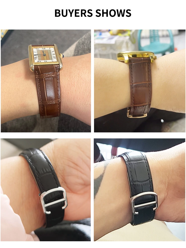Para Cartier negro marrón corr - Men'S Accessories London reseña y precio